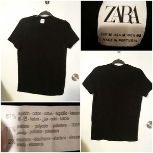 Zara Men's Black Teeshirt